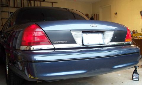 1998 Ford Crown Victoria - Installed: The '99 taillamp is on the left and the '98 taillamp is on the right.