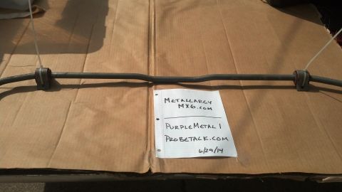 1994 Ford Probe - A sway bar is shown with a handwritten note indicating its origin and date.
