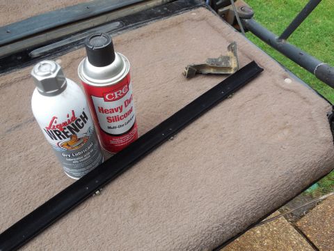 1983 Ford Bronco - I apply dry (Teflon) lube to the flocked surfaces that touch the glass, and silicone spray to the other rubber surfaces. The dry lube preve…