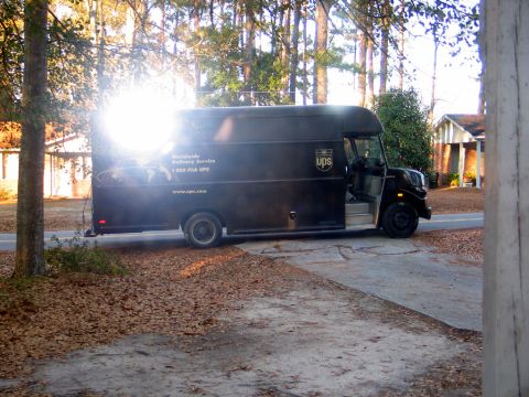 1995 Ford Bronco - My new best friend arrives...I'm sure the feeling isn't mutual after he has to unload my packages...