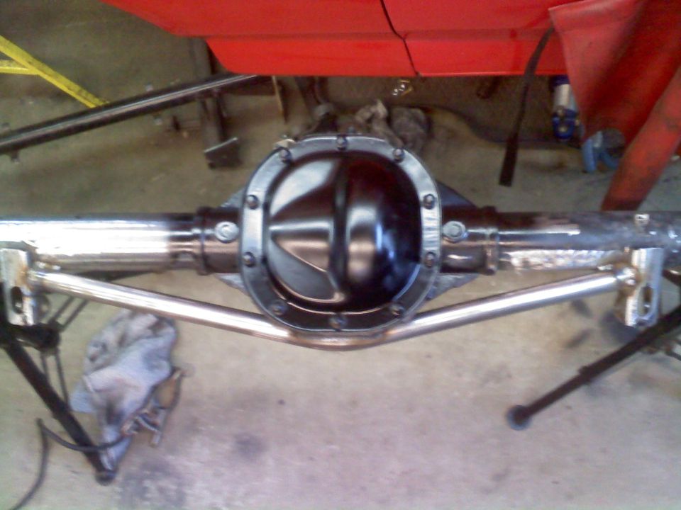 Rear differential and polished suspension components