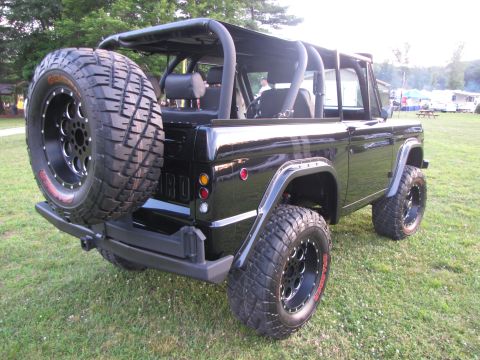 1979 Ford Bronco - This black Ford Bronco appears to be from the late 1970s, not 1979 as claimed.