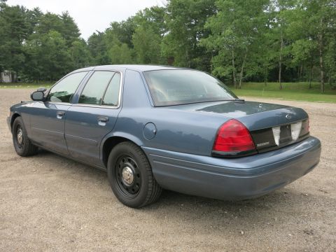 2001 Ford Crown Victoria - This 2001 Ford Crown Victoria is shown from the rear three-quarter angle.