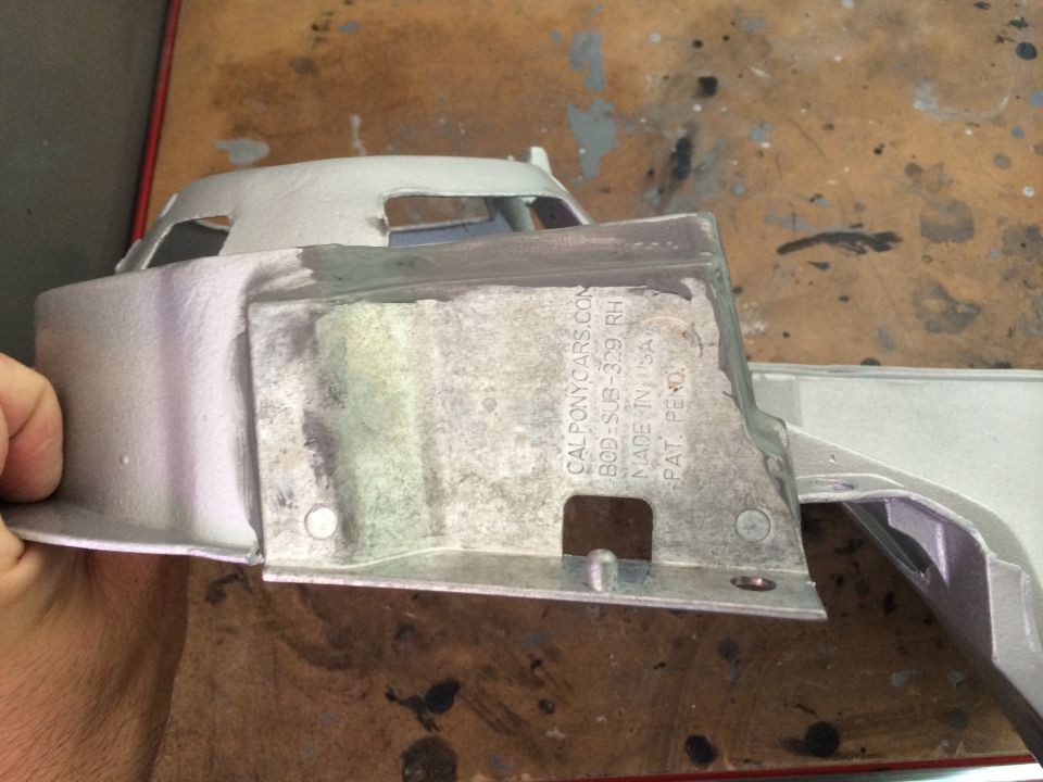 1965 Mustang headlight bucket repair kit
