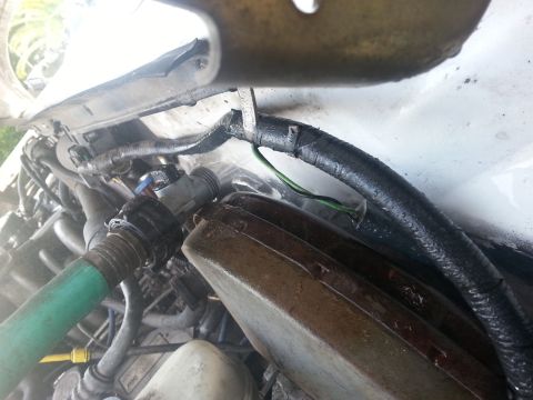 1992 Ford Bronco - The water was being sprayed across the top of the brake booster and near the clutch plate cover.