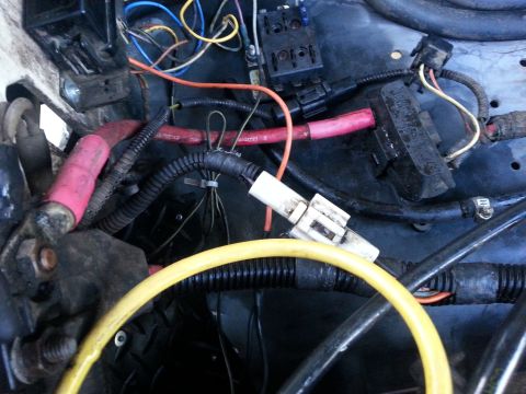 1992 Ford Bronco - The existing bracket that holds the alternator needs to be clearanced for the 3G, it's pretty evident once you go to install it where the i…