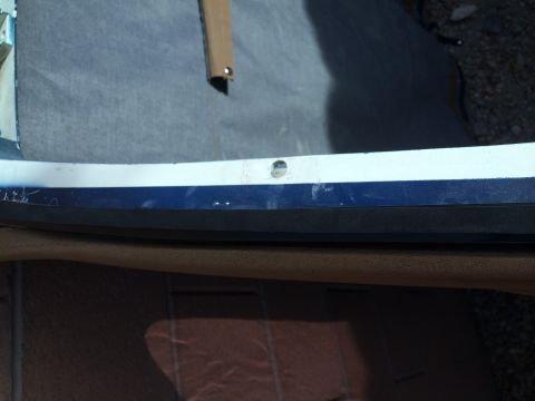 1995 Ford Bronco - Detail of vehicle body trim, possibly from a Ford Bronco.
