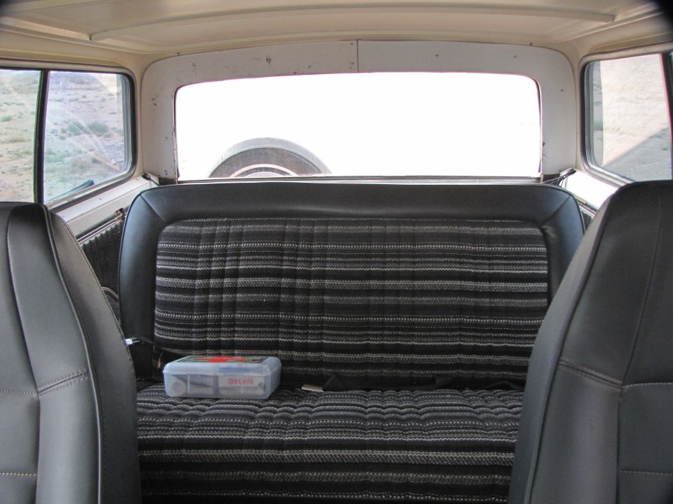 Interior rear