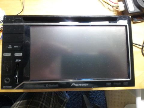 2002 Chrysler 300M - A Pioneer car stereo unit is shown, a touchscreen display and various control buttons.