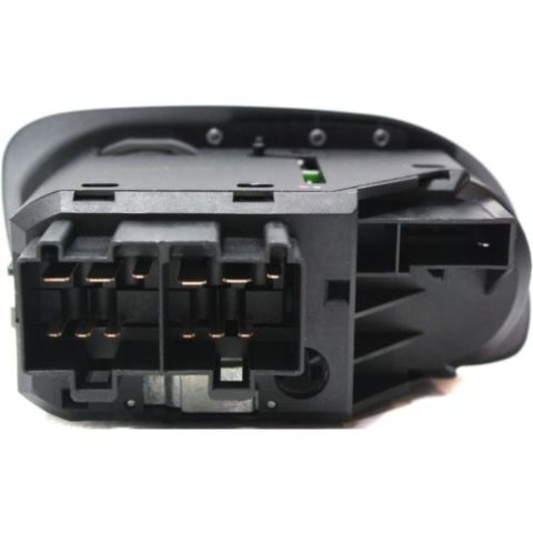 1996 Ford Bronco - This is the rear view of a power window switch assembly, showing its electrical connection points.