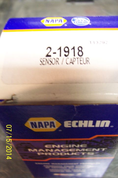 1990 Ford Bronco - A NAPA Echlin box displays part number 2-1918, identified as a sensor or capteur.