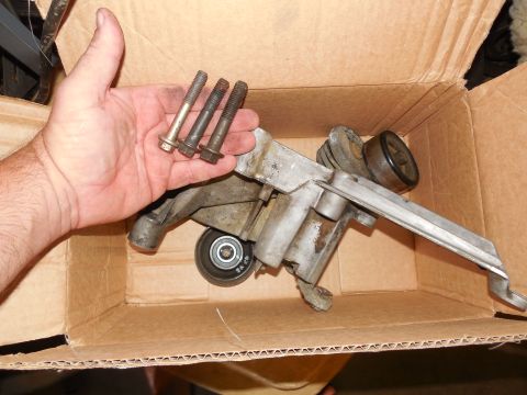 1983 Ford Bronco - '93 Bronco 5.8L alternator bracket, pulleys, & bolts.