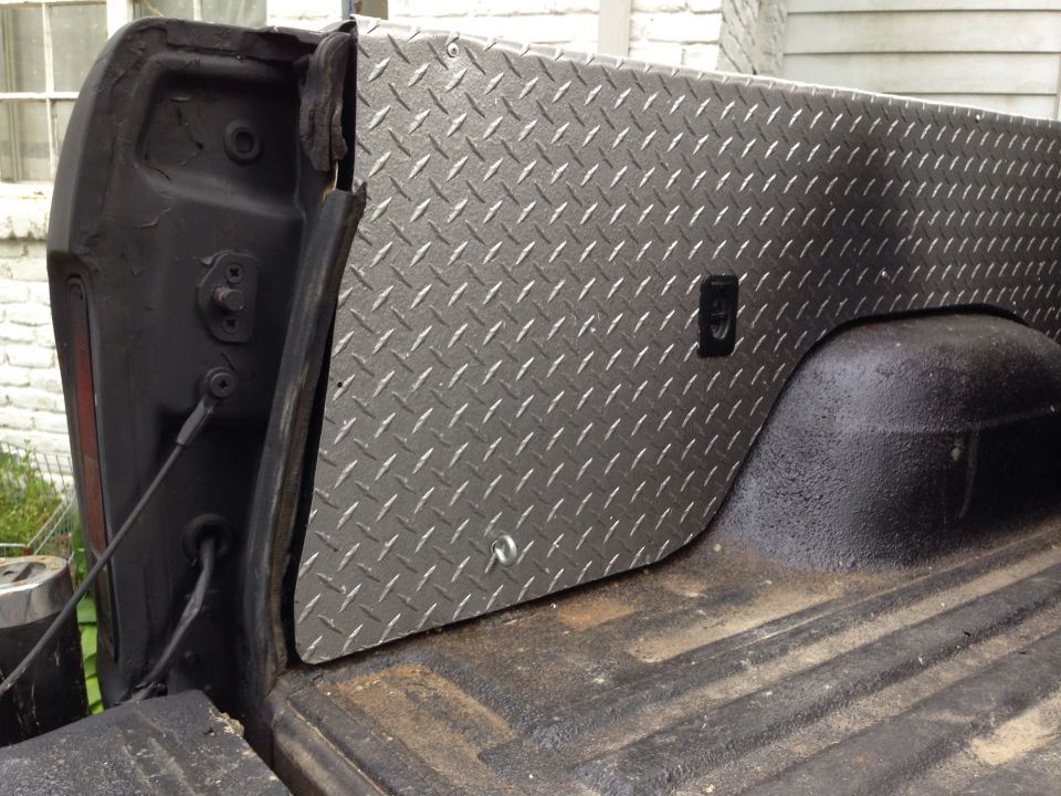 Sprayed gray and added tie-down hooks