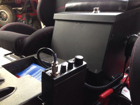 1979 Ford Bronco - Tuffy center console, the CB hooks onto the side.