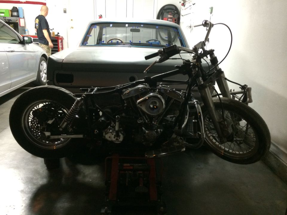 1975 Shovelhead - $2800 basket case in 2014