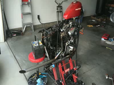 1975 Harley-Davidson FXRT Sport Glide - 1975 Shovelhead - teardown and firing motor for first time