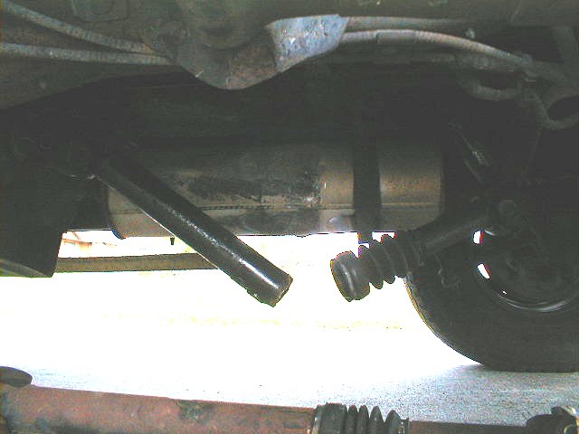 I hate it when this happens.
(Note the spare driveshaft awaiting to be installed)