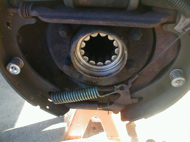 New axle shaft bearing.