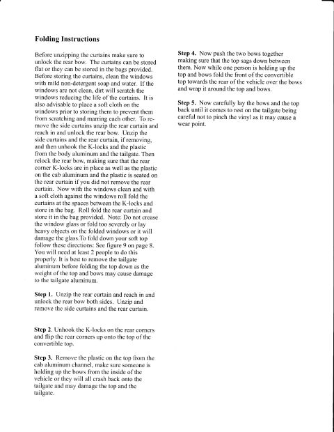 1995 Ford Bronco - Bronco Grave Yard Soft top installation manual