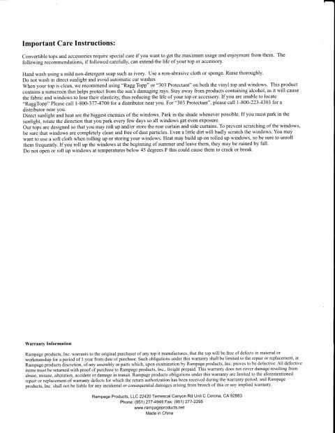 1995 Ford Bronco - Bronco Grave Yard Soft top installation manual