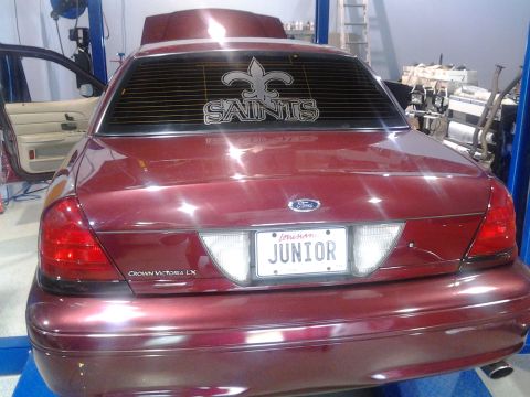2004 Ford Crown Victoria - Have some cosmetic work to do when we get back.