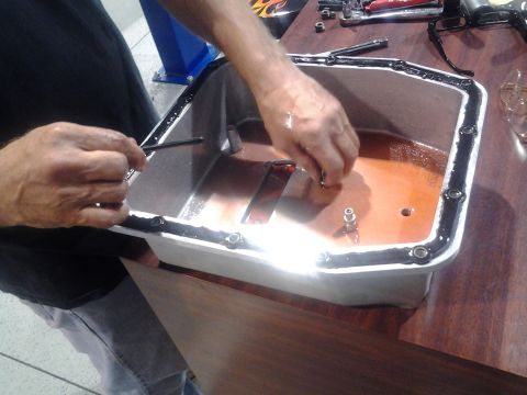 2004 Ford Crown Victoria - Parts of the valve body didn't want to stay in. Too much pressure. Which caused reverse not to work.