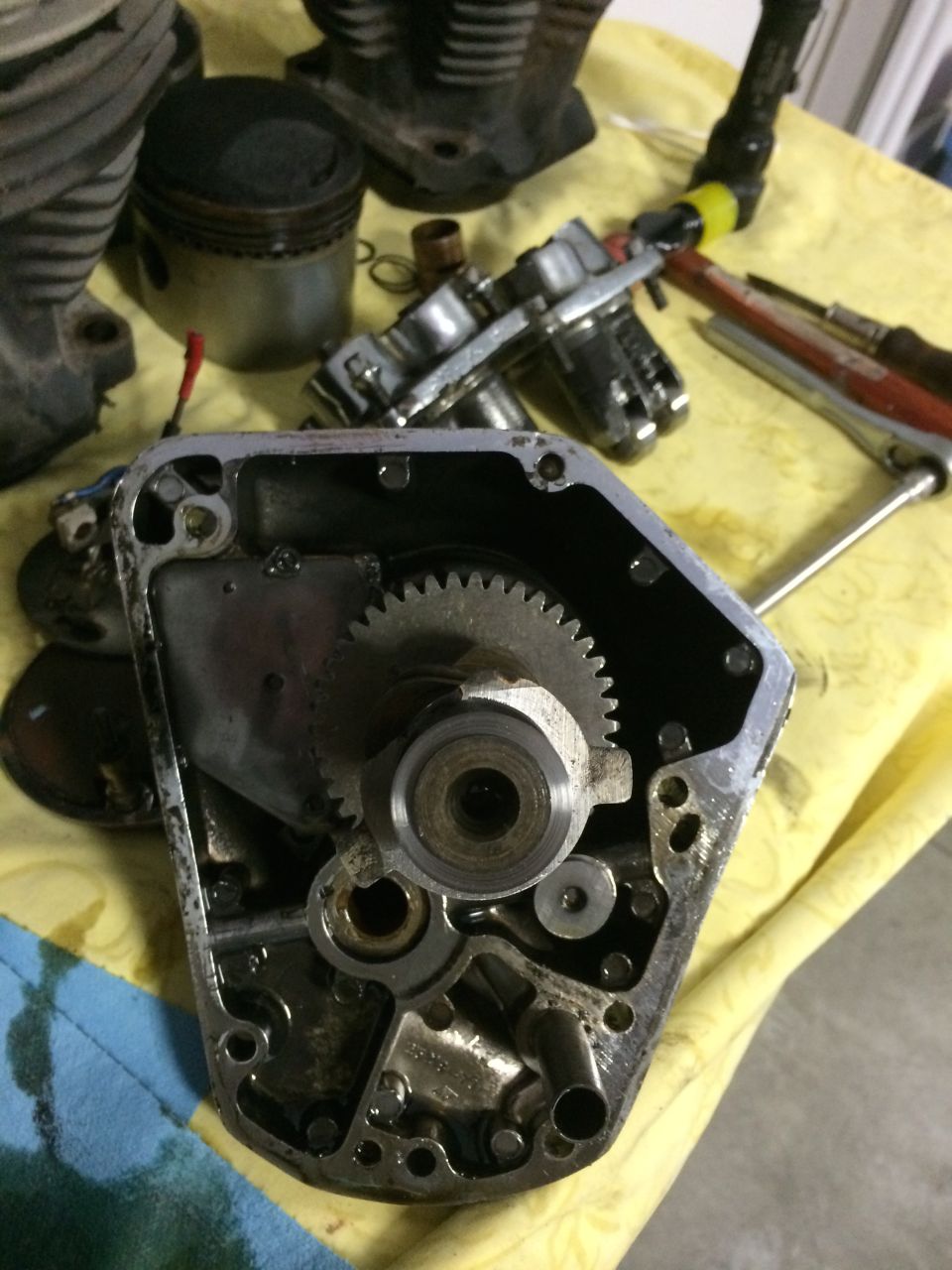 1975 Shovelhead - teardown motor