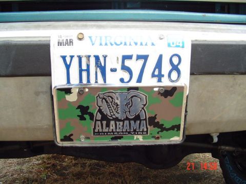 1989 Ford Bronco - ROLL TIDE