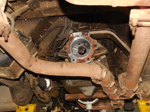 1975 Ford Bronco - Since the replacement (used) transfer case was still noisy, we decided to swap to a fresh reman. Obviously, the shop that did the first swa…