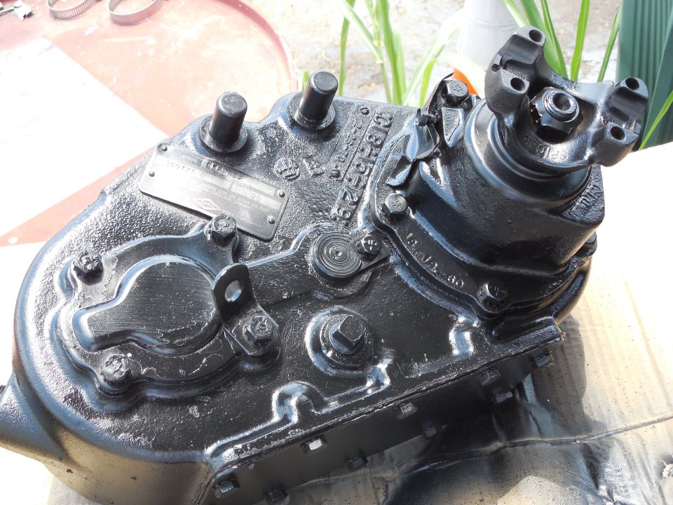 While waiting for a new gasket, I sprayed the reman black (it was splotchy red).