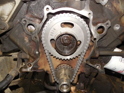 1975 Ford Bronco - The set that just came off was a standard chain; this double-roller should be a minor upgrade.