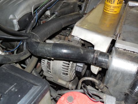 1975 Ford Bronco - I don't think I ever noted or documented it from the first build, but this shows the belt size: 6-ribs, 228.5".