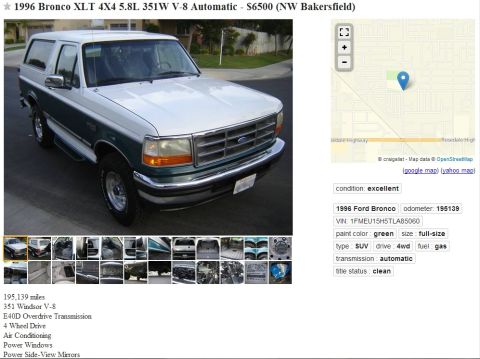 1996 Ford Bronco
