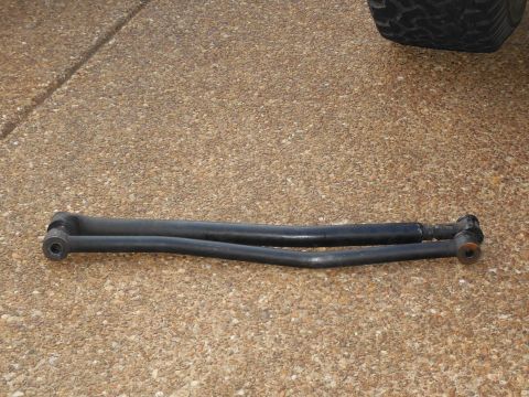 1975 Ford Bronco - We needed the adjustable track bar to align the axle under the frame, but it's at its minimum length now, and it's too long. So I'm moving…