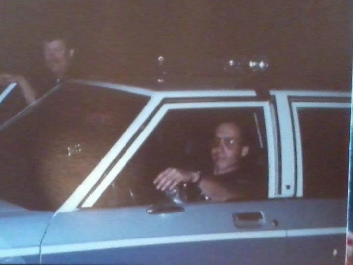 Driver in police car, 1991 Ford Crown Victoria LTD