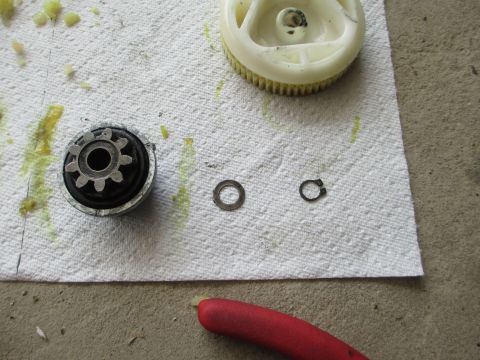 1995 Ford F-150 - LH Window Motor internals removed 2