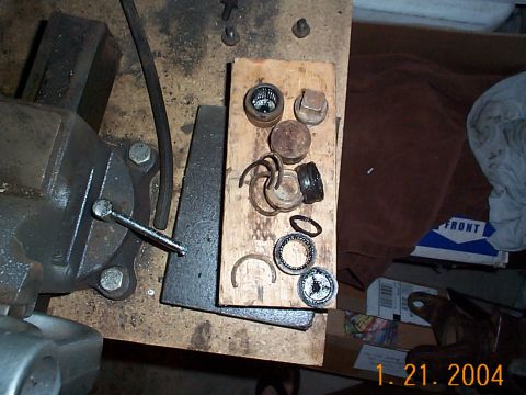 1992 Ford Bronco - Here are the caps after they had all been pushed off. One of the caps actually popped.