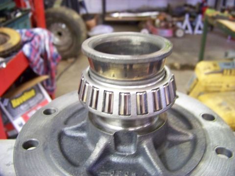 1999 Mercury Grand Marquis - Close-up of a differential bearing assembly, likely for a vehicle repair or rebuild.