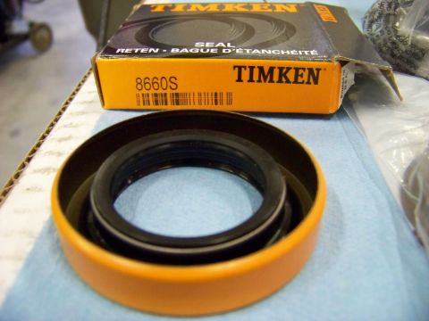 1999 Mercury Grand Marquis - A Timken 8660S seal is shown next to its orange packaging.