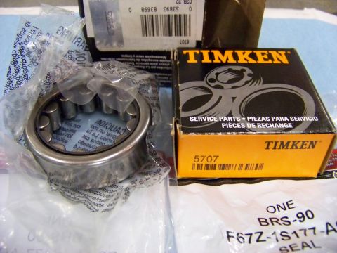 1999 Mercury Grand Marquis - A Timken wheel bearing and associated service parts are shown, likely for automotive repair.