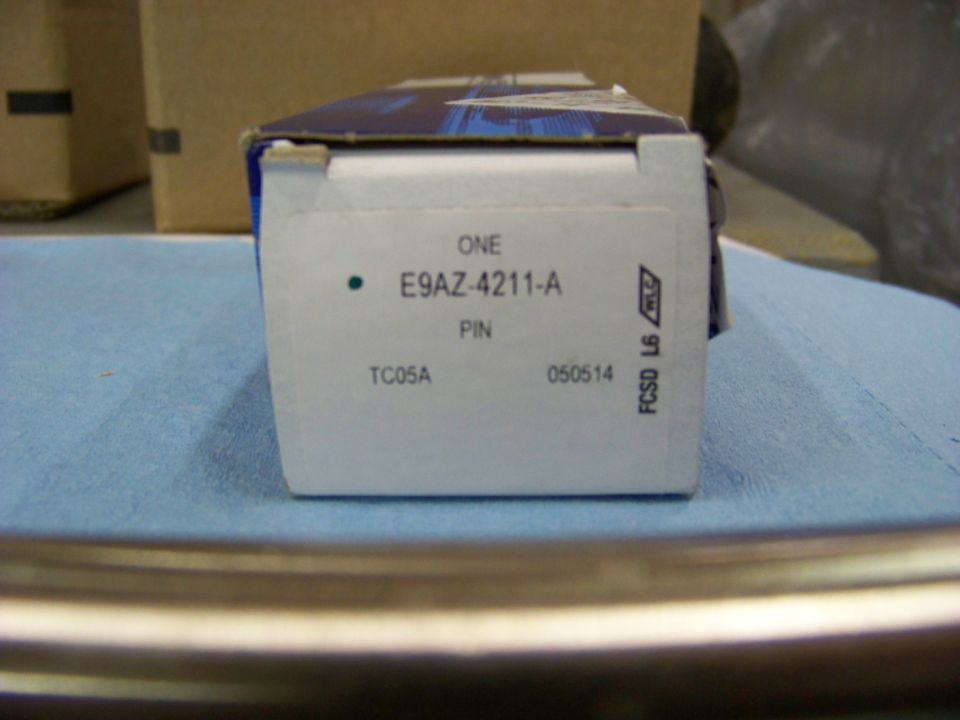 Cardboard box with part number E9AZ-4211-A and date 050514 printed on it