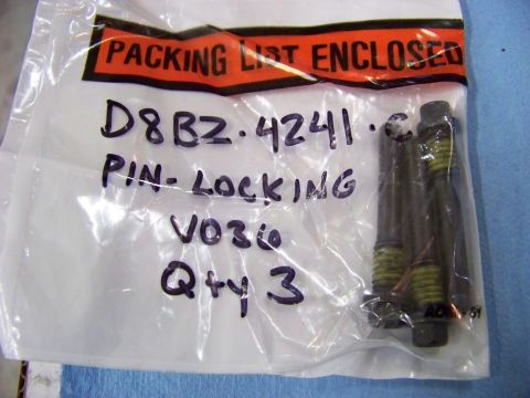 1999 Mercury Grand Marquis - A plastic bag contains three pin locking bolts with part number D8BZ-4241.