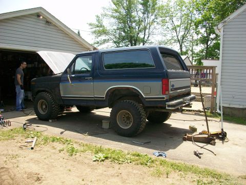 1986 Ford Bronco - My brother still owned it at this point
