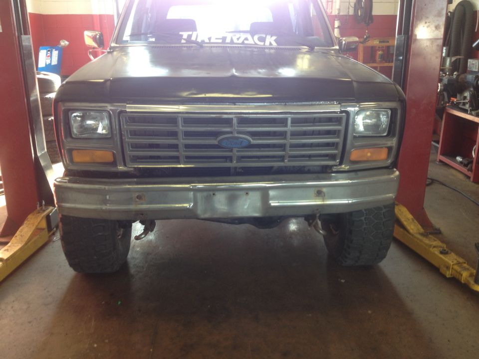 Bumper and core support before the cutting