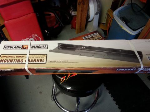 1992 Ford Bronco - Universal winch mount from Harbor Freight...maybe universal for a Jeep, but not for the Bronco...After my 20% off coupon, I think I paid ab…