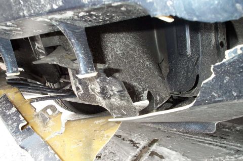 1998 Ford Crown Victoria - A close up of the front fascia, from the driver's side.
