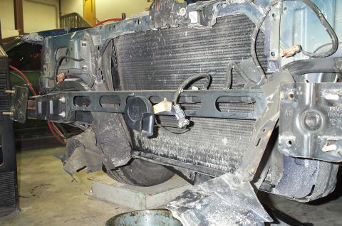 1998 Ford Crown Victoria - In the body shop.