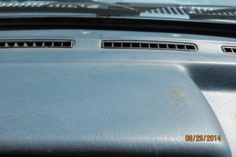 1990 Volkswagen Jetta - Interior view of a vehicle's dashboard, showing air vents and a timestamp from 08/26/2014.