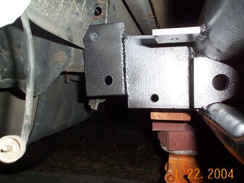 1992 Ford Bronco - Almost there. Getting the holes lined up for the bolts.