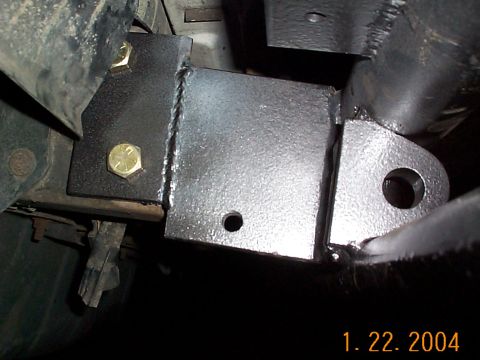 1992 Ford Bronco - These are the grad 8 bolts used to hold it on, I may still drill another hole for a 3rd bolt but this seems good for now.